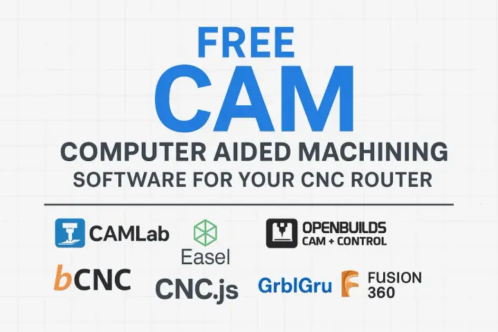 Darmowe projekty CNC i oprogramowanie CAM. Znajdź najlepsze narzędzia do swojej frezarki CNC.