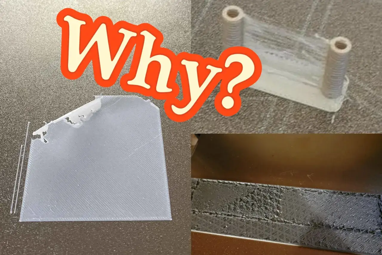 Problemy z drukowaniem PETG: odklejanie się wydruku, nitkowanie i nierówna powierzchnia. Dlaczego tak się dzieje?